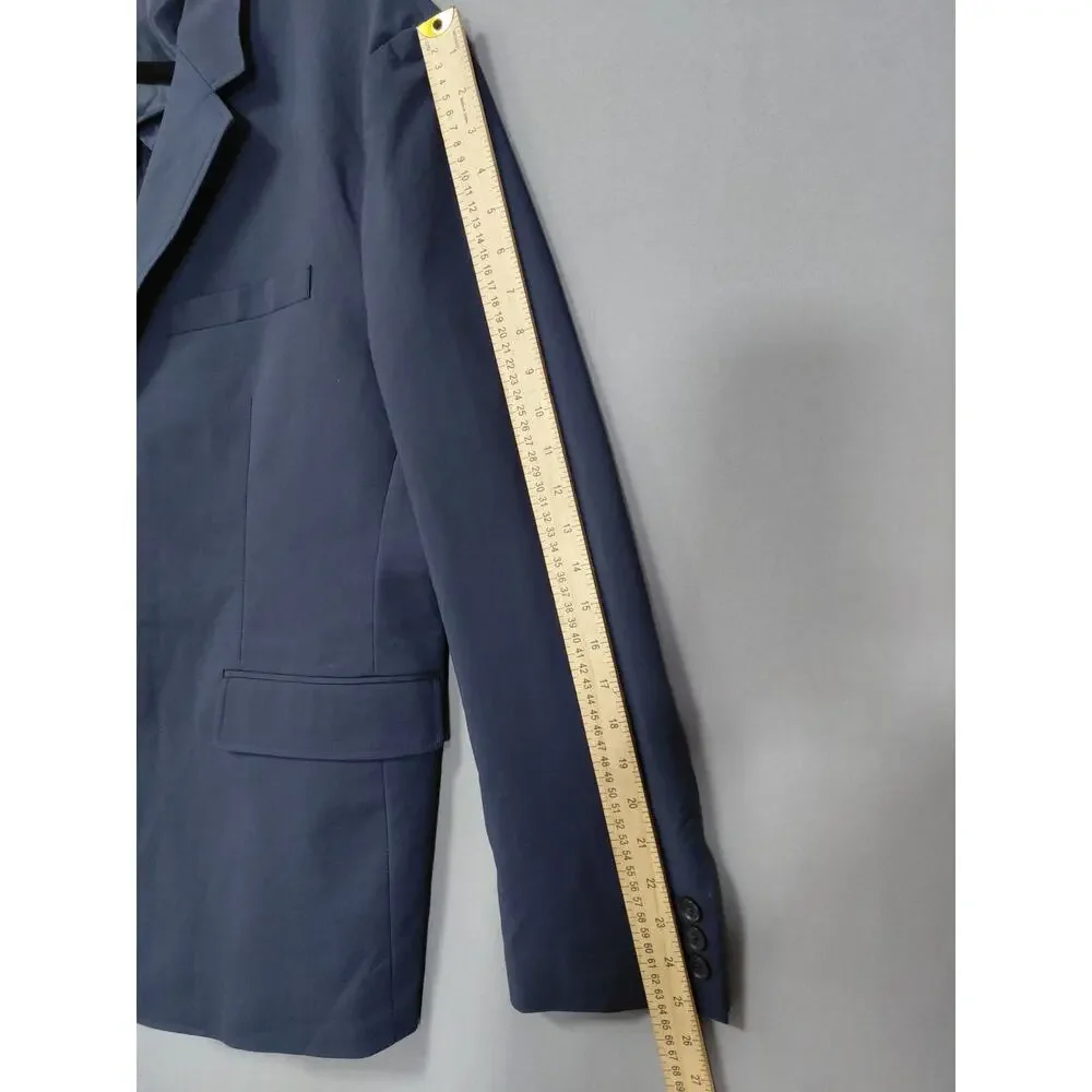 3.1 Phillip Lim Blue Lined Blazer Jacket Men Size L